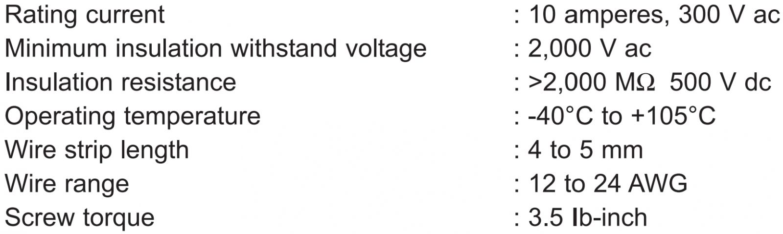טרמינל בלוק MULTICOMP CLAMP TERMINAL BLOCK 5.00MM PCB